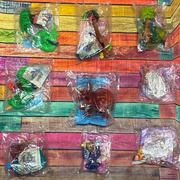 Disney McDonalds Tarzan Toy Lot Bundle - Set of 9 - Picture 2 of 10